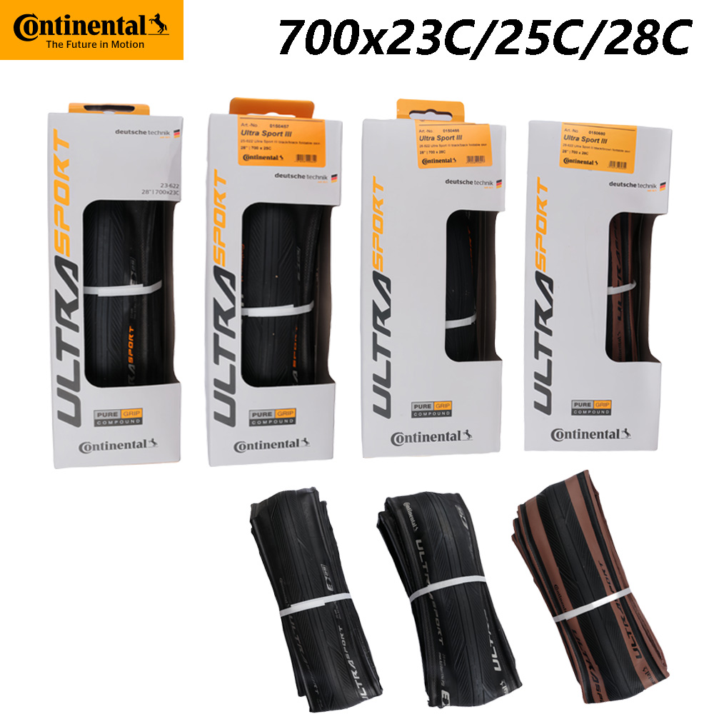 Continental ULTRA SPORT tires ban sepeda jalan, 2 buah ban sepeda lipat Anti tusukan, ban sepeda jalanan ringan 700x2 3C/25C/28C
