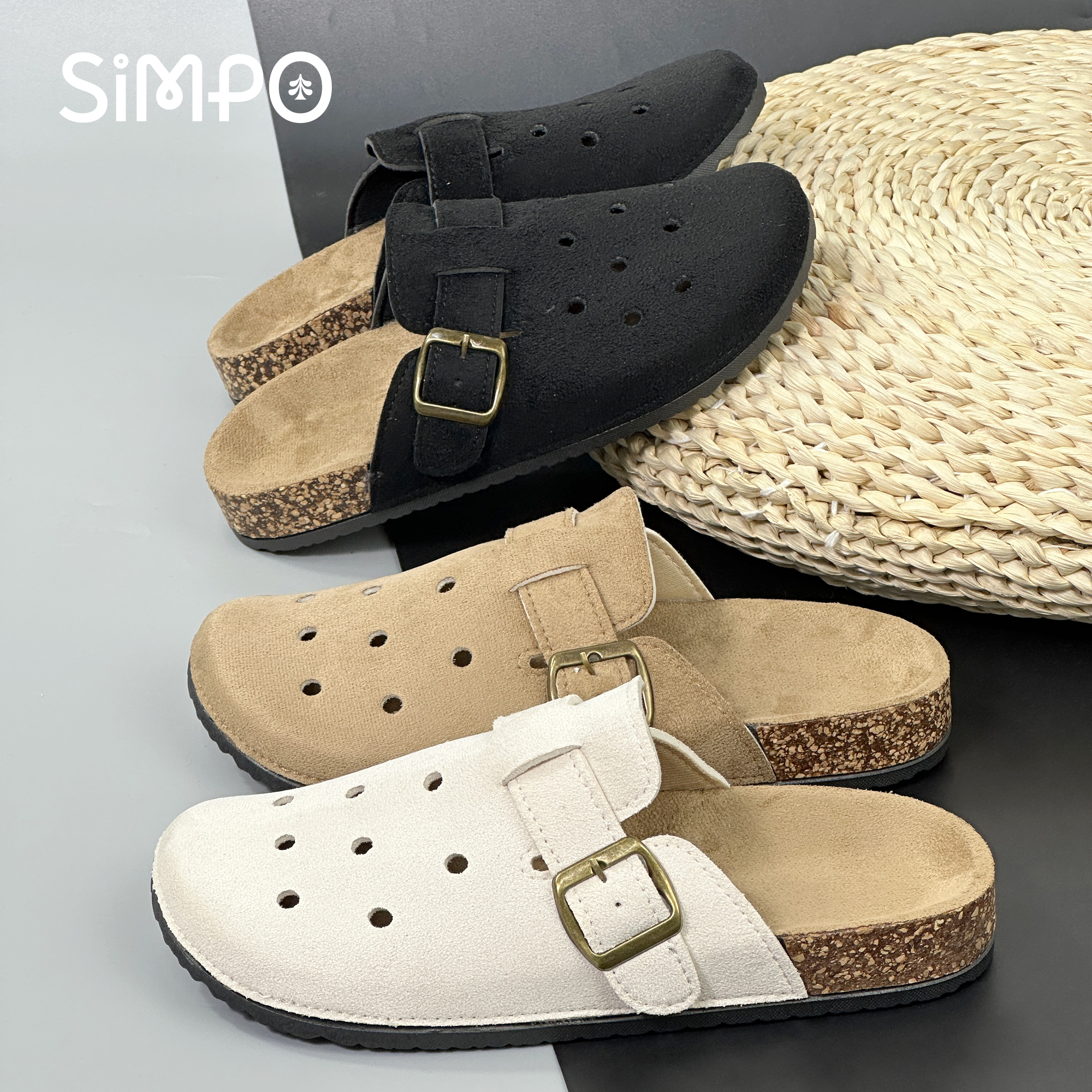 Bovenkleding voor heren en dames Platte sandalen Gesloten teen Slijtvaste ademende sandalen Casual comfortabele antislipsandalen