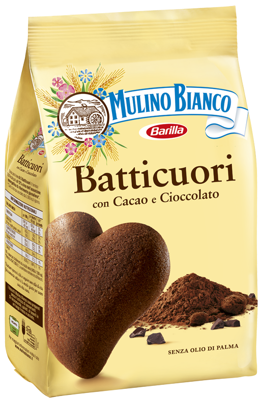 Batticuori Schokoladenherzkekse 350g - Mulino Bianco