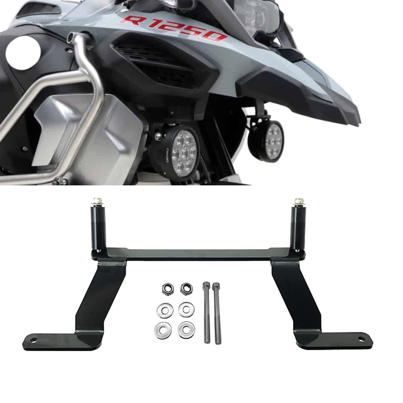 Para bmw r1200gs r1250gs r1200 gs lc adv r 1250 gs aventura gsa motocicleta luz de nevoeiro suporte led luzes auxiliares suporte