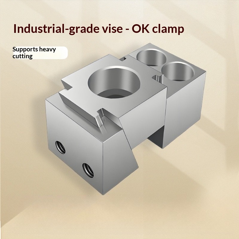 Pneumatic OK Clamp Multi-station CNC Wedge Expansion Clamp Block Side Precision Vise Bidirectional Clamp