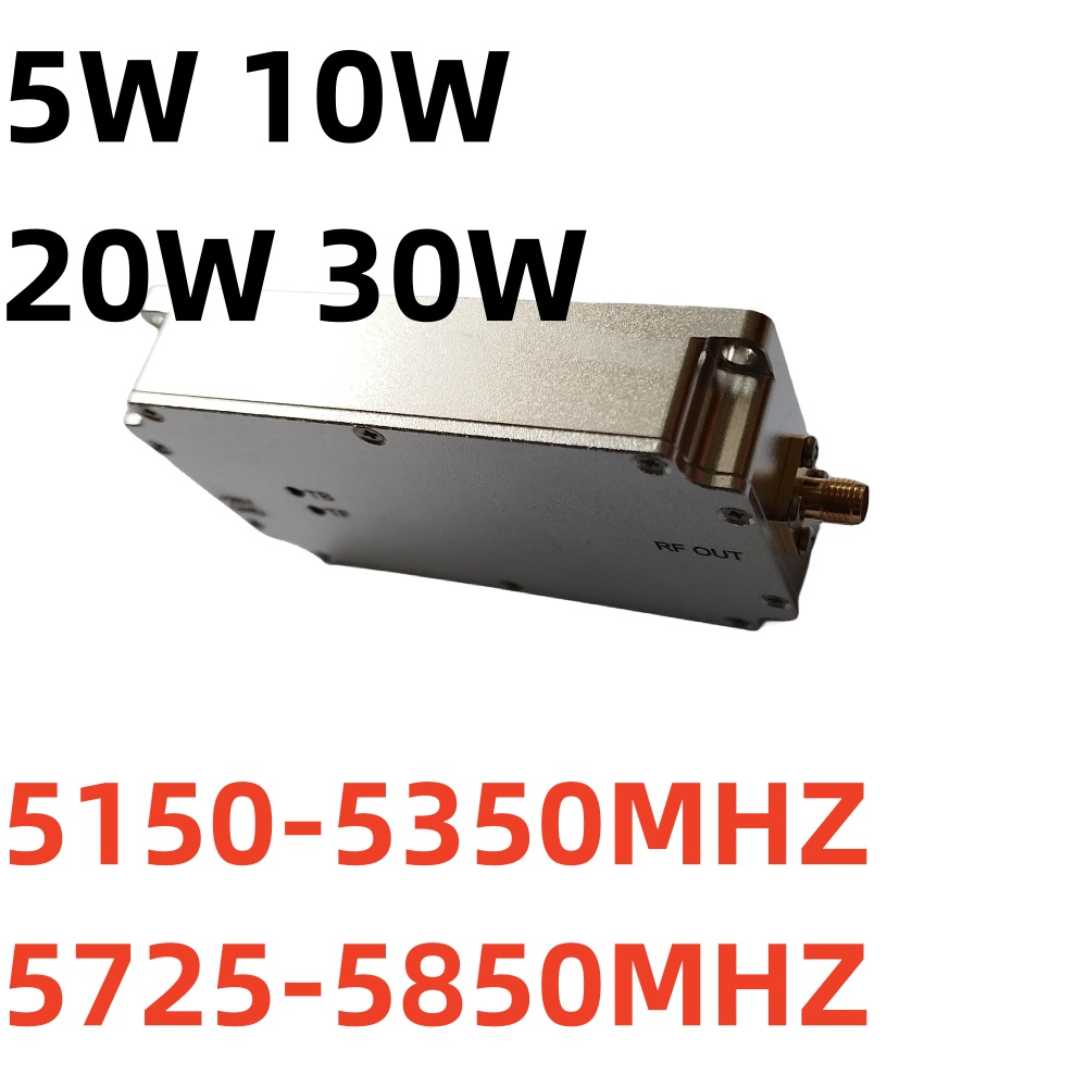 5W 10W 20W 30W  5.8G5.2G 5150-5350MHZ 5725-5850MHZ POWER  AMPLIFIER NOISE GENERATORModule