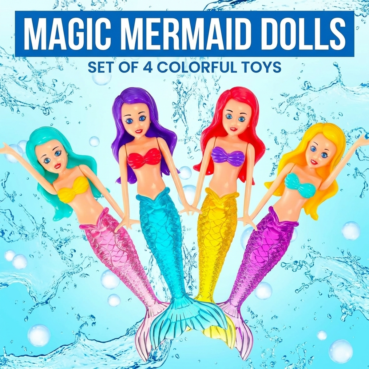 Juguetes de Sirena de Alta Calidad para Buceo, Juguetes de Sirena para Bañera, Juguetes de Sirena para Piscina, Juegos de Piscina para Niños y Niñas, y Adultos