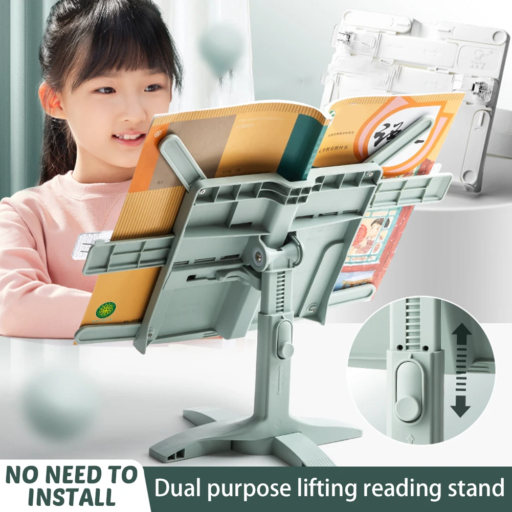 ปรับอ่านหนังสือชั้นวางหนังสือยก Landing อ่านหนังสือแบบพกพา Holde สนับสนุนมัลติฟังก์ชั่ชั้นวางเอกสารสําหรับ Home