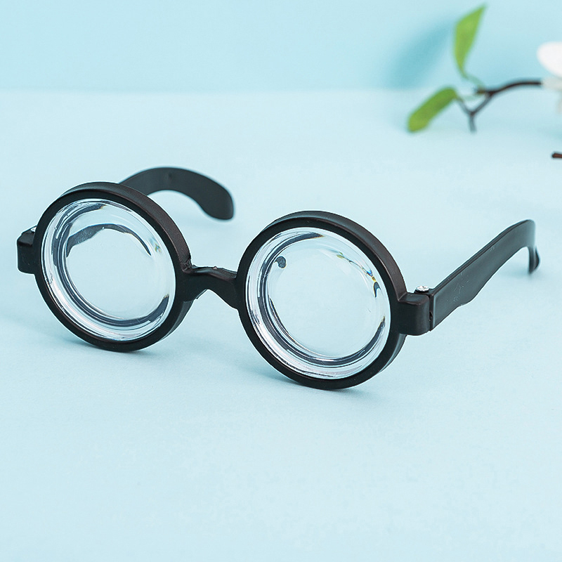 Gafas de forma redonda para niños y adolescentes, accesorios divertidos para Halloween, disfraces de Cosplay, accesorios de decoración de fiesta, favores de fiesta, regalo