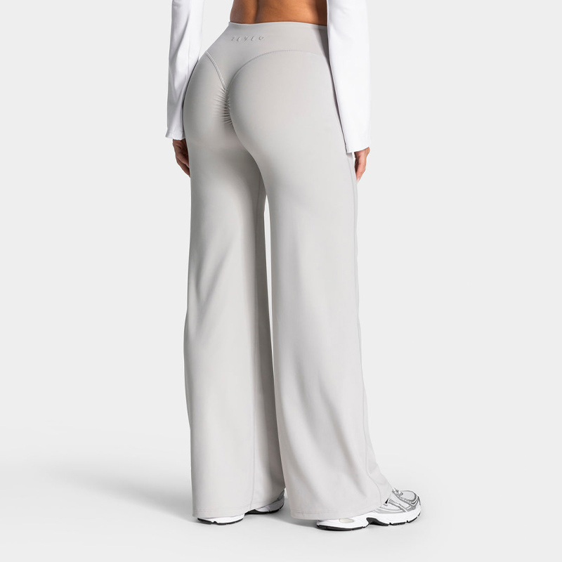 Teveo encantador pro scrunch calças de perna reta levantamento de bunda escultura perna larga moletom feminino ginásio yoga jogging leggings baggy