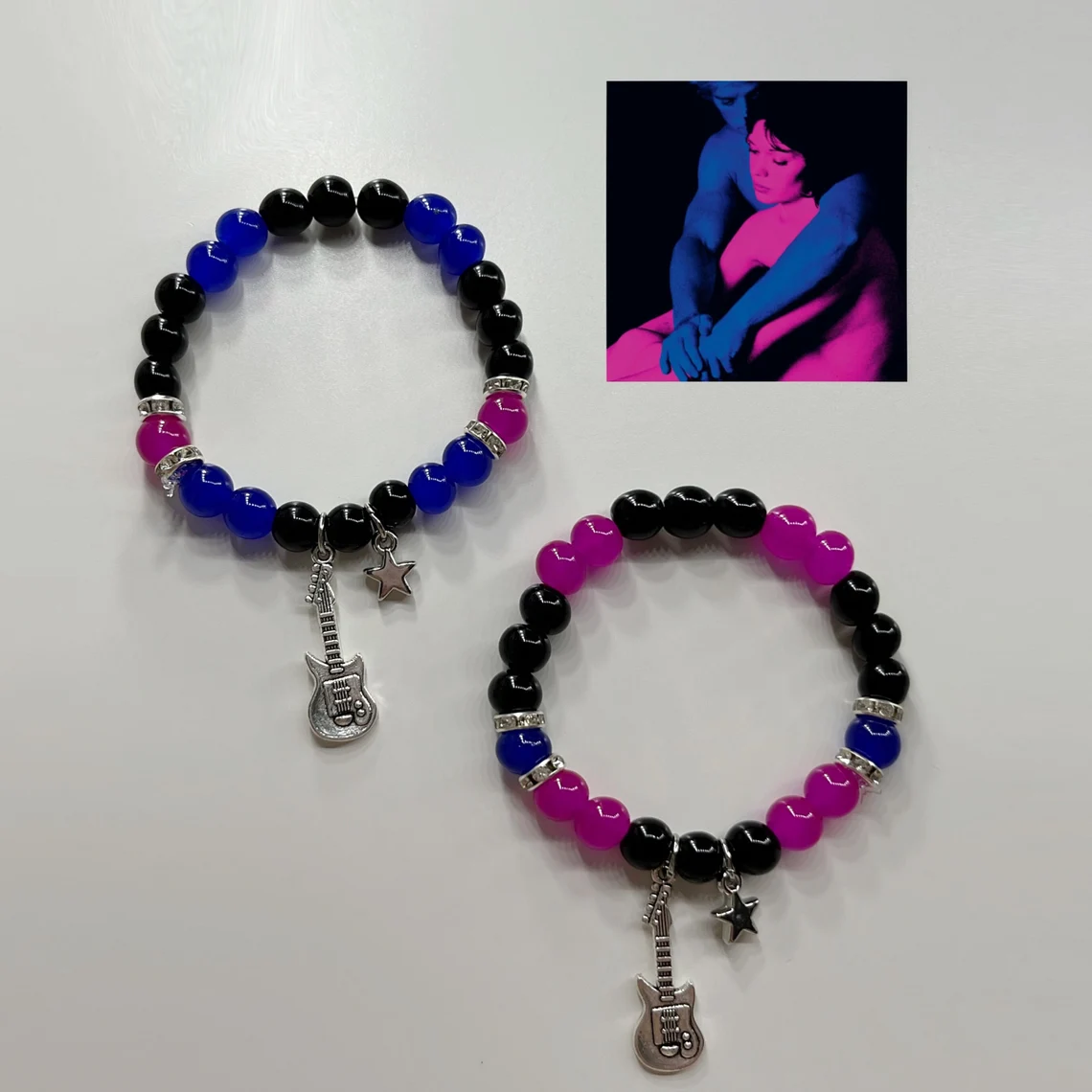2 teile/satz Mode Paar Perlen Armband Tv Mädchen Passende Armbänder, Die Wirklich Umgebt Album Inspiriert Armbänder Freunde Schmuck Geschenk