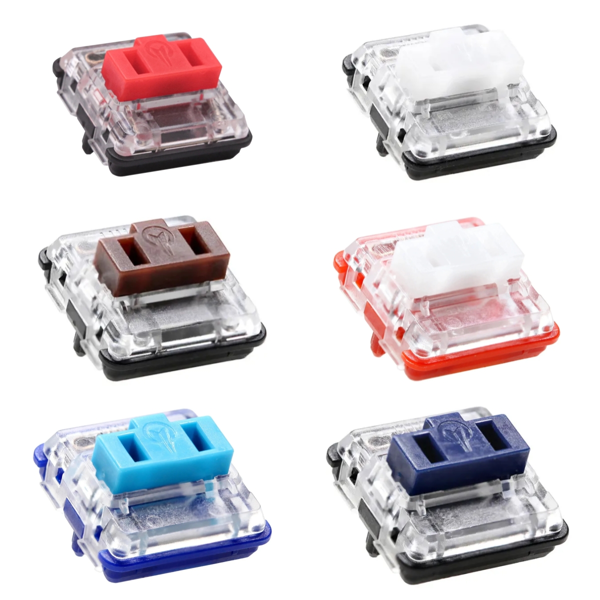 Interruptor Kailh de Bajo Perfil Choc 1350, Interruptor de Teclado Chocolate, Táctil, Lineal, Multicolor, para Teclado Mecánico y Portátil