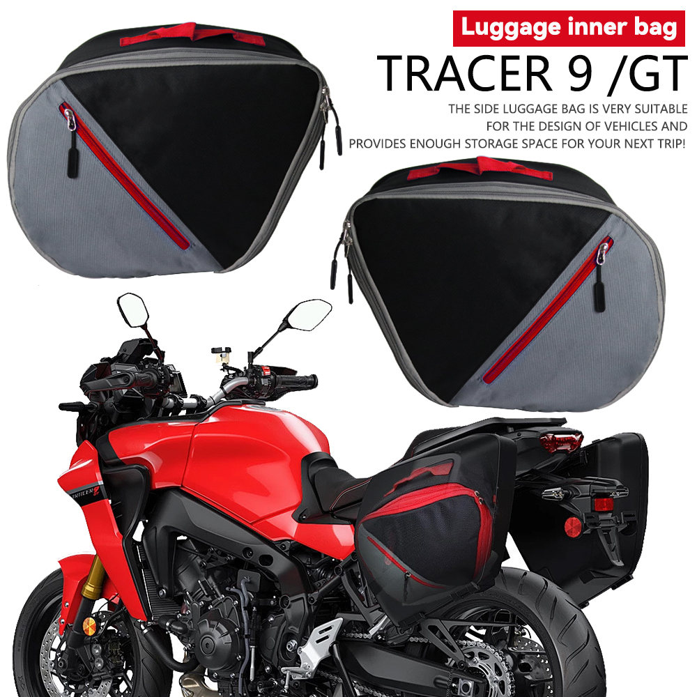 Novos acessórios de motocicleta para yamaha tracer 900 gt malas sacos internos caixa de ferramentas caixa traseira pannier alforje para tracer 9 / 900