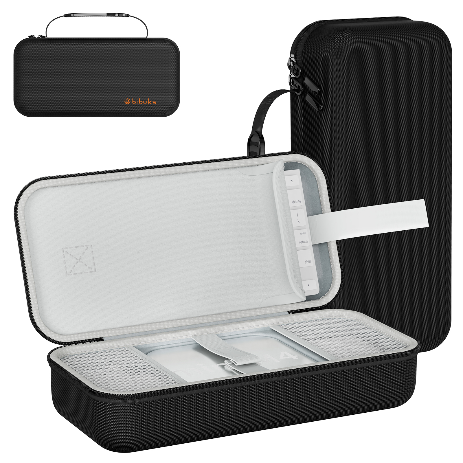 Etui do przenoszenia dla Apple Mac Mini M4/M4 Pro Przenośna torba do przechowywania hosta komputera Organizer na klawiaturę Akcesoria Ochronne twarde etui