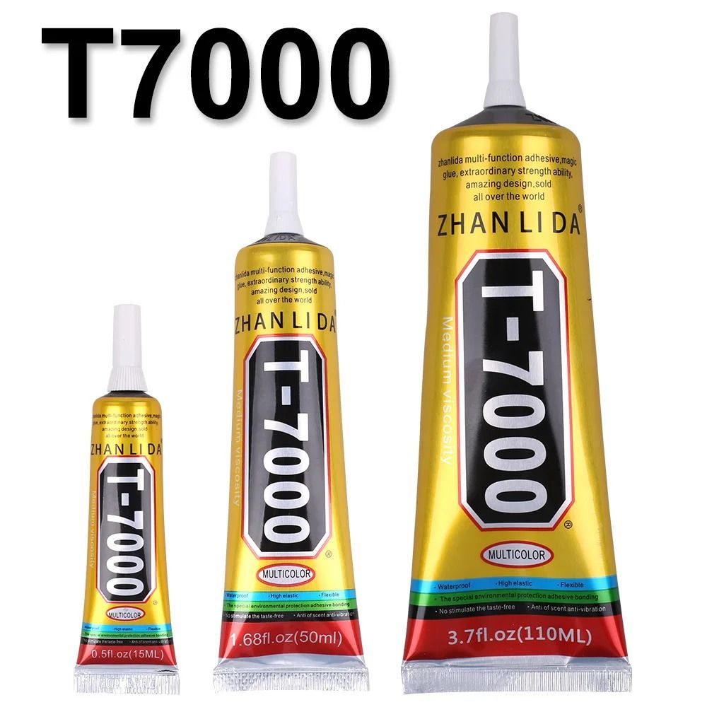 ตกแต่ง DIY T7000 กาวอุปกรณ์เสริมกาวหน้าจอซ่อมกาวซ่อมแซมกาวโทรศัพท์อเนกประสงค์กาวสําหรับโทรศัพท์หน้าจอ
