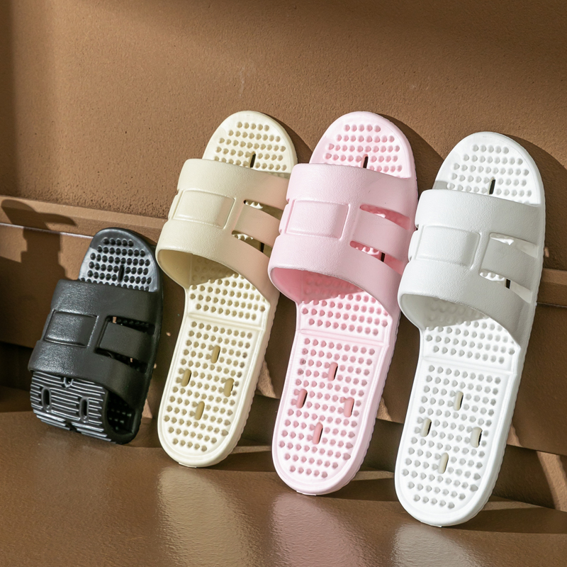 Women's folding slippers leak quick-drying travel lightweight and convenient non-slip  soft comfortable for Hotel Bathroom