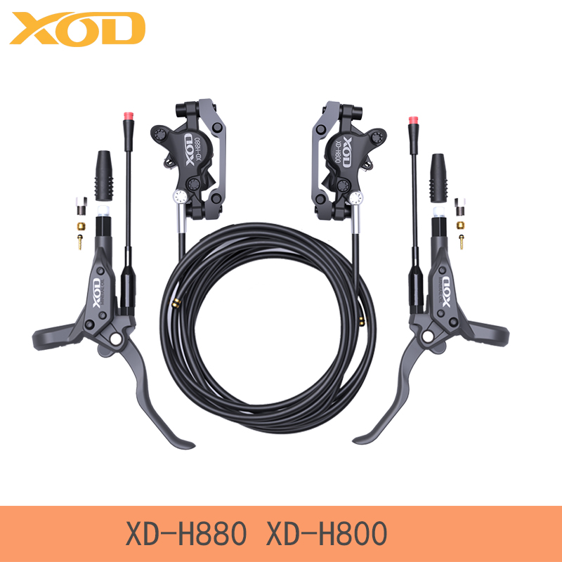 Hydrauliczne hamulce tarczowe XOD XD-H800 / XD-H880 do skuterów elektrycznych i rowerów elektrycznych, – kompatybilne KuKirin G2 G2MAX G3PRO G4 G5