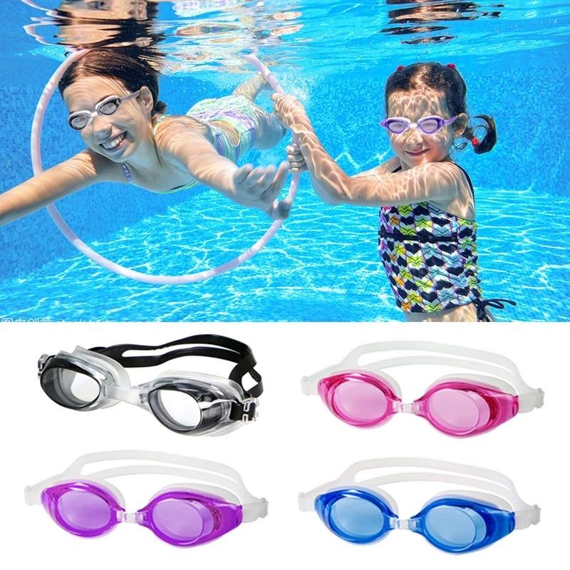High-definition Swimming Goggles For Adult Swimming Equipment Adult Waterproof Glasses Flat Transparent Diving Goggles