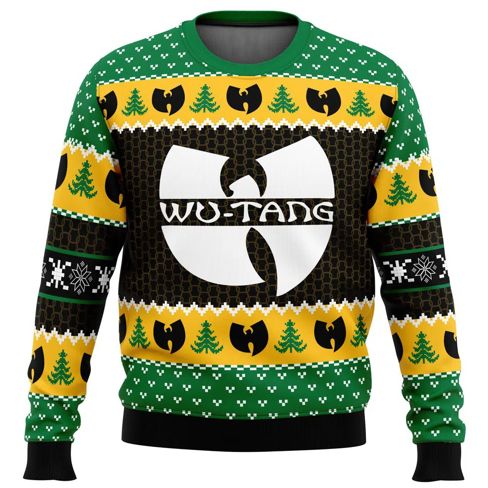 Мужская уродливая рождественская толстовка Yah It's Christmas Time Yo Wu Tang Clan с принтом, мягкая, удобная, стильная, свободного кроя, осень-зима