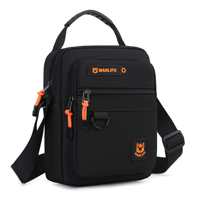 Men's crossbody bag with adjustable shoulder straps, multifunctional single shoulder bag for daily commuting, casual outdoor bag