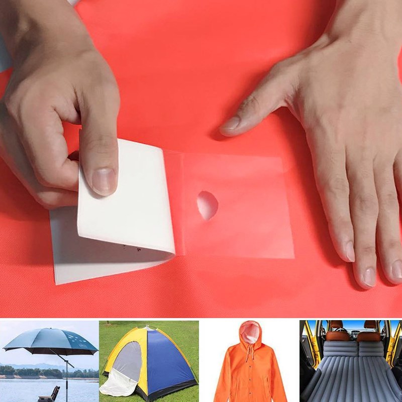 5 stücke Schwimmschwimmer-Reparatur satz PVC-Pannen reparatur Patch Kleber Kleber für aufblasbare Spielzeug Pool Float Luftbett Beiboote