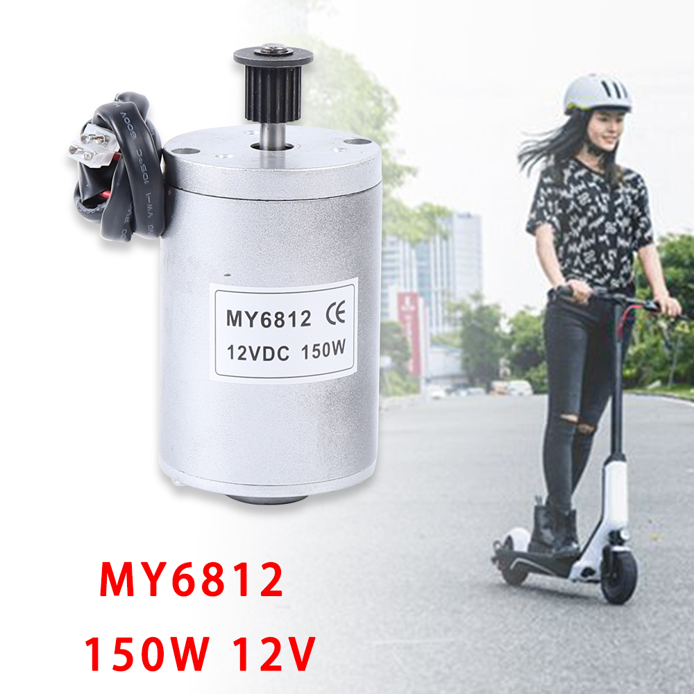 Pengganti Motor DC sikat listrik 12V 150W, untuk skuter e-bike MY6812