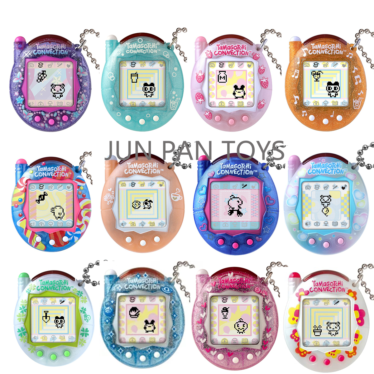Оригинальная электронная модель домашнего животного Tamagotchi, цветок газировки, розовый, голубой, виртуальная игровая консоль для домашних животных, подарок на день рождения, игрушка для девочек