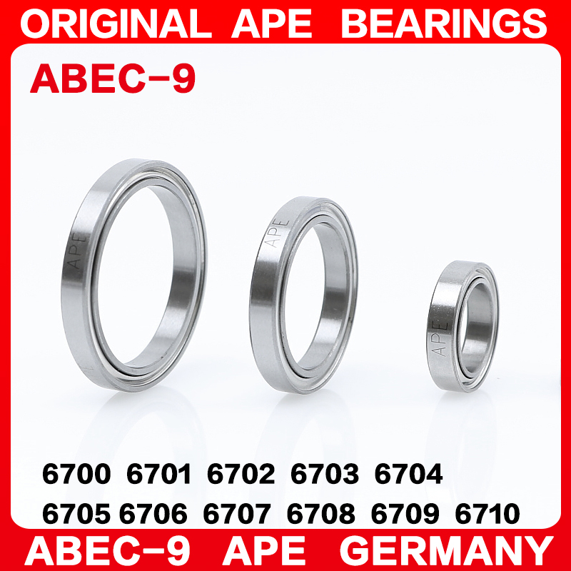 2-10pcs ABEC-9 bearing 6700 6701 6702 6703 6704 6705 6706 6707 6708 6709 6710 Z ZZ RS 2RS bearings