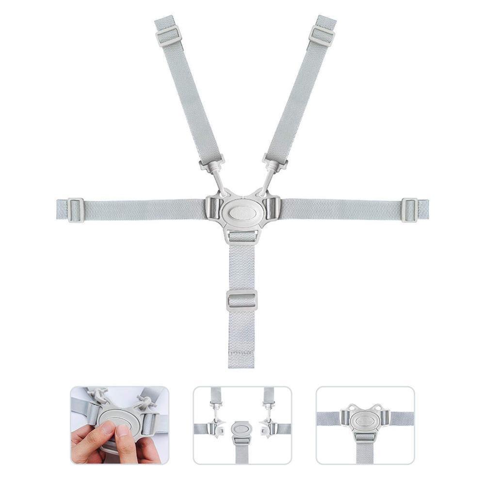 Universal carrinho de bebê cinto de segurança pushchair cadeira correia arnês ajustável 5 ponto cinto de segurança criança pram