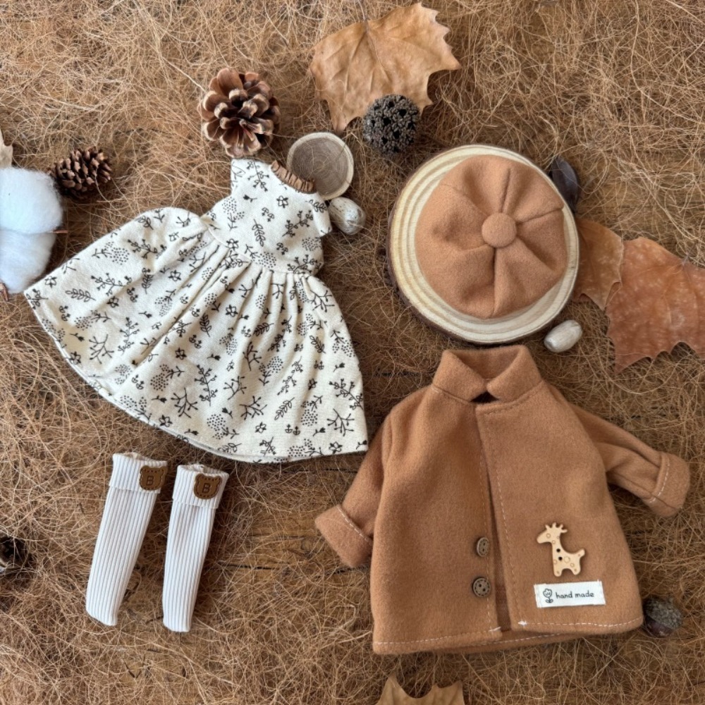 Одежда для куклы 30 см, комплект модной одежды для куклы 1/6 BJD, красивое платье, шляпа, зимнее пальто, игрушка для девочек, подарок, аксессуары для кукол, праздничный подарок