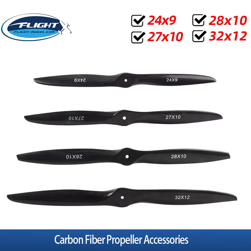 Accessori per Eliche in Fibra di Carbonio FLT 24x9 27x10 28x10 32x12 per Aeromodelli RC a Benzina