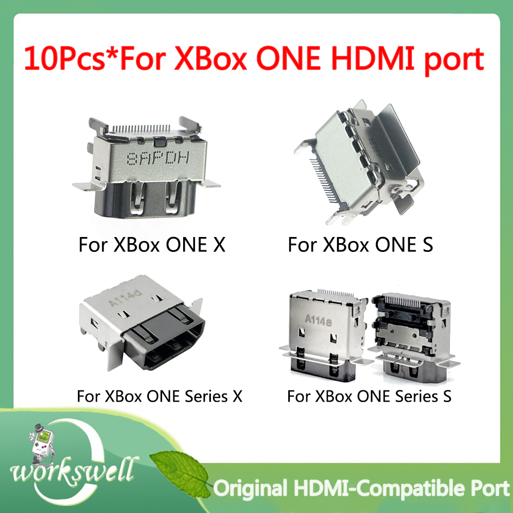 10 sztuk oryginalnych portów HDMI do konsoli Xbox One Series X/S Złącze HDMI do konsoli Xbox One Interfejs złącza HDMI