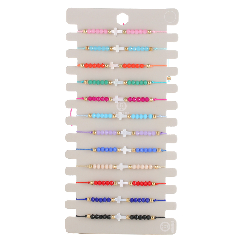 SANSANGO 12 sztuk zestaw bransoletek w różnych stylach plotka rozgwiazda serce Charms bransoletka regulowana lina bransoletka biżuteria dla dziewczynek