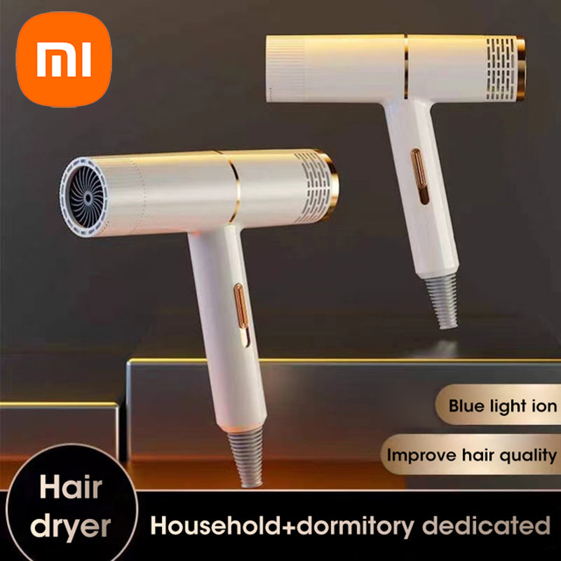 XIAOMI-secador de pelo de anión profesional, peluquería, turbina eléctrica de alta velocidad, termostato de secado, procesador de cabello de secado rápido 2025