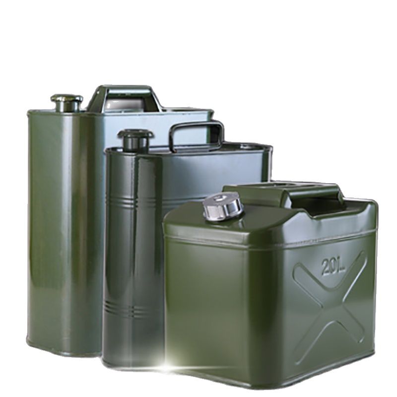 Tanques de combustible de acero inoxidable de 5-30L, bidón de gasolina estable y sellado, embudo de combustible, accesorios para automóviles