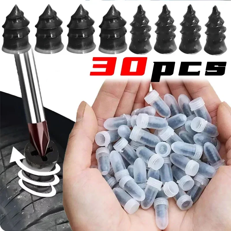 Car Tyre Repair Rubber Nails Set Universal Cars Motorcycle Patch Nails Truck Bicycle Scooter Puncture Repair Tools