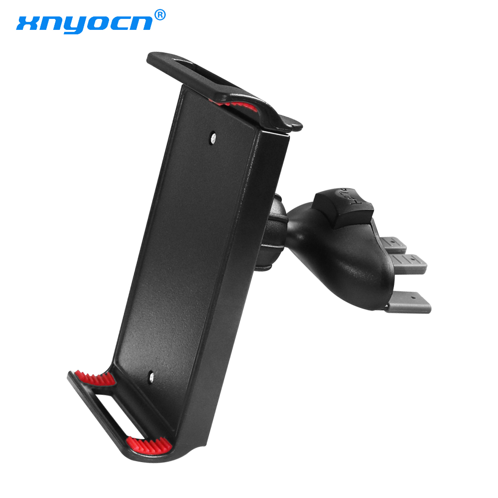 Universal 4-11 Inci Pemegang Tablet Mobil Slot CD Ventilasi Udara Braket Tablet Ponsel Dudukan Berdiri untuk iPad Pro Iphone Xiaomi Huawei