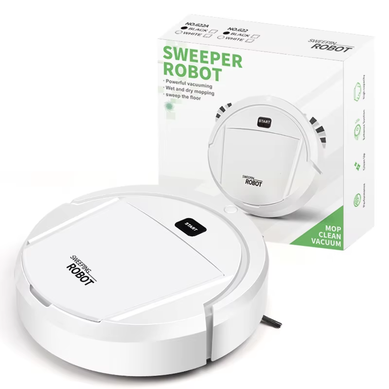 Nuevo Robot aspirador automático, máquina de limpieza en seco y húmedo, barrido inteligente, aspirador inteligente con carga para el hogar