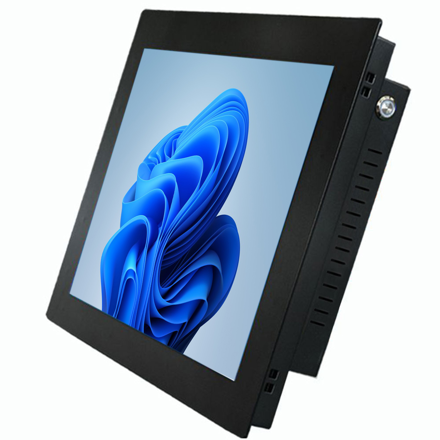 Computador industrial de painel de 18,5, 19 e 23,6 polegadas, tudo em um, com tela sensível ao toque resistiva, Wi-Fi integrado, 232 COM para Win10/11 Pro.