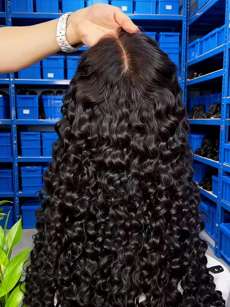 วิกผมหน้าผากแบบลอนลึก 13x4 สำหรับผู้หญิง ความหนาแน่น 300% ขนาด 40 42 นิ้ว วิกผมหยิก 13x6  วิกผมลูกไม้แบบใส HD  วิกผมหน้าผากแบบลูกไม้โปร่งใส  วิกผมแท้จากบราซิล  ลอนเด้งแบบเจอร์รี่  สีดำธรรมชาติ  วิกผมแบบเปียกและเป็นลอน  วิกผมแบบไม่ต้องใช้กาว  แบบถักเป็นช่อ