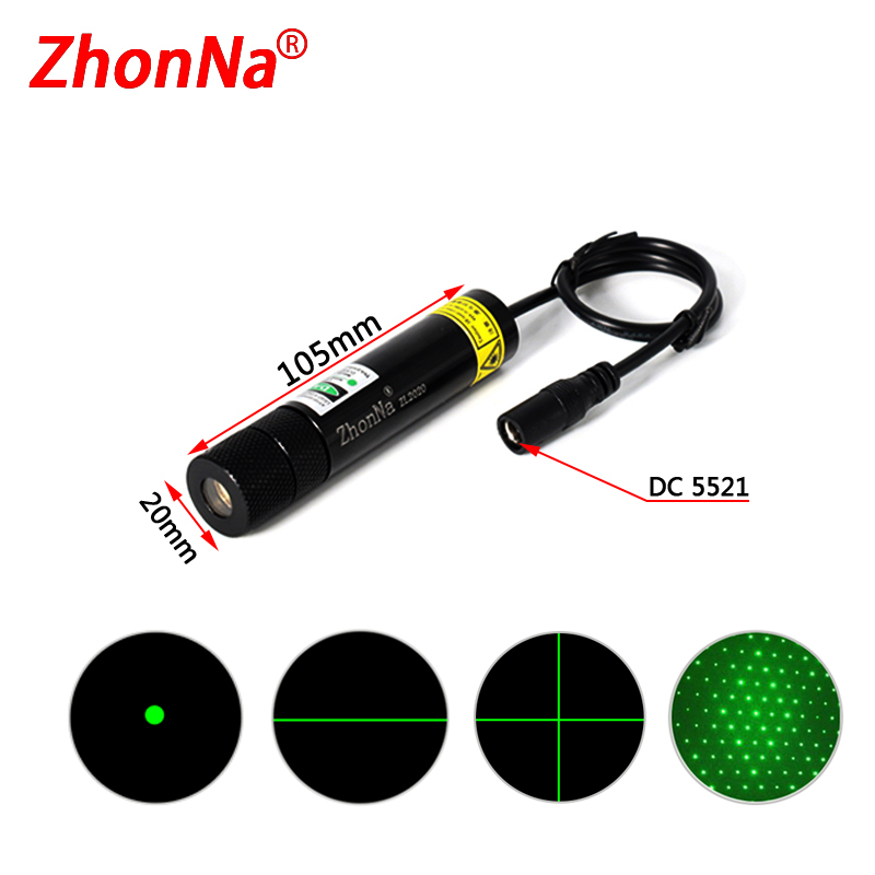 Module Laser green100MW 532nm, équipement de découpe de pierre pour le travail du bois, positionnement de la croix infrarouge, Iine DC3V, vente directe d'usine