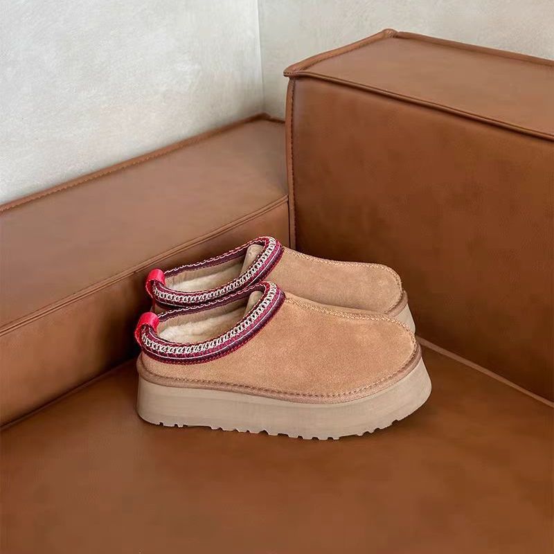 2026 New Classic Ultra Mini Platform Boots Leather Suede Wool Comfort Winter Womens Fur Slippers k98 ?34-53 seziS uggS
