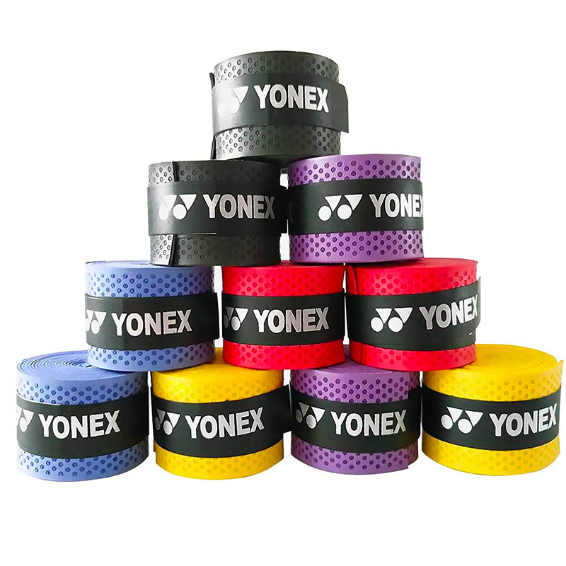 YONEX Overgrip ดูดซับเหงื่อแร็กเก็ต Anti-SLIP เทนนิสแบดมินตัน Anti-SLIP Racquet TAPE Grips ความหนา 5 มม.แบดมินตัน
