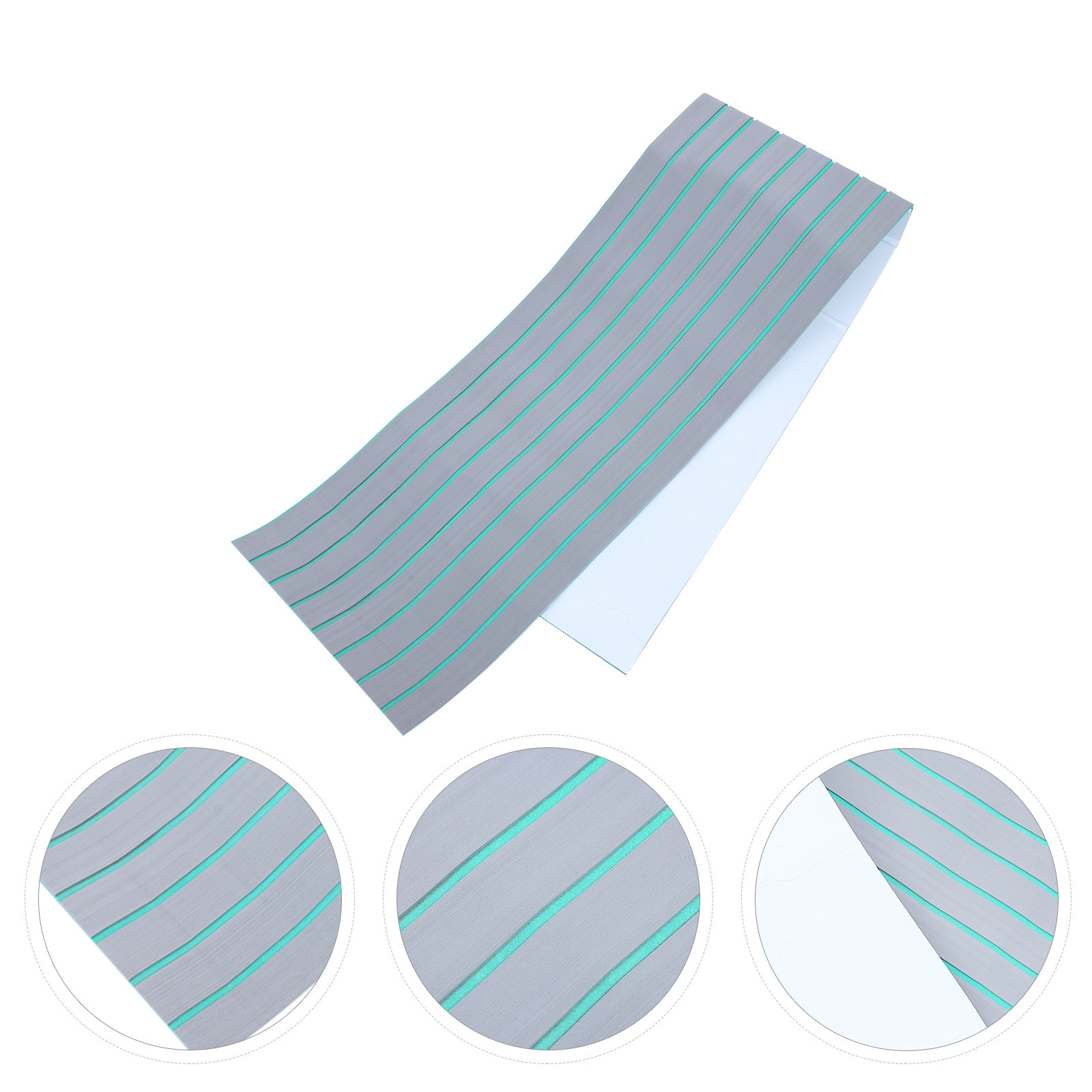 1 Roll Eva Anti-Slip Boat Deck Mat Synthetic Teak Look Non-Skid Uv Resistant Proof Heat Resistant Self-Adhesive Yacht