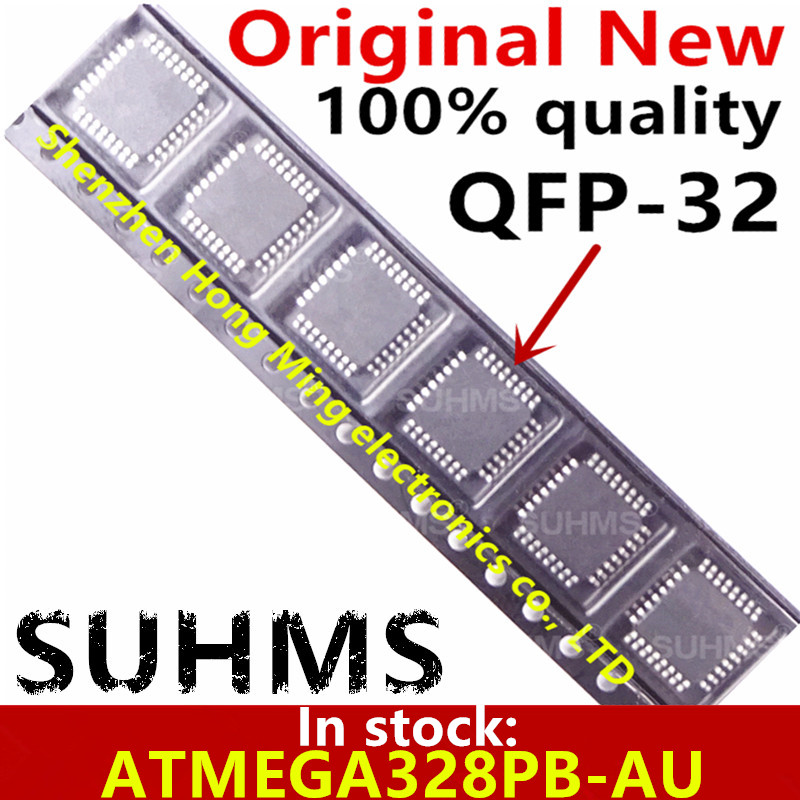 (5-10 piezas) 100% nuevo ATMEGA328PB-AU ATMEGA328PB-U MEGA328PB-U QFP-32