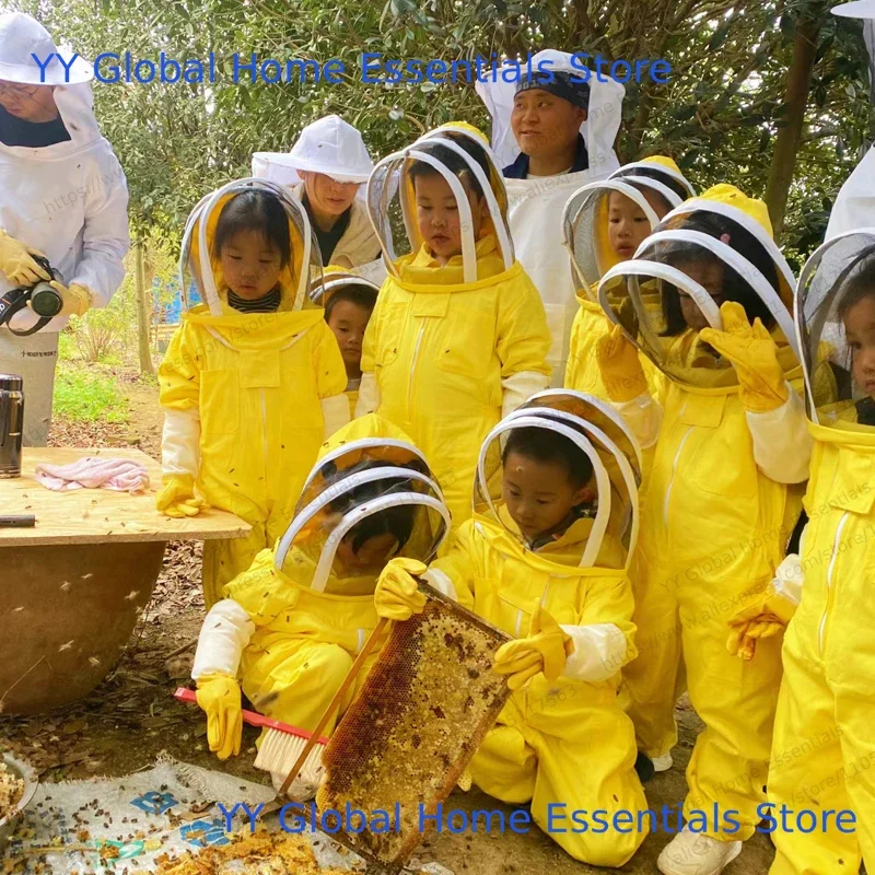 Combinaison professionnelle pour apiculture pour enfants, combinaison Anti-abeilles respirante pour tout le corps pour une apiculture sûre des enfants
