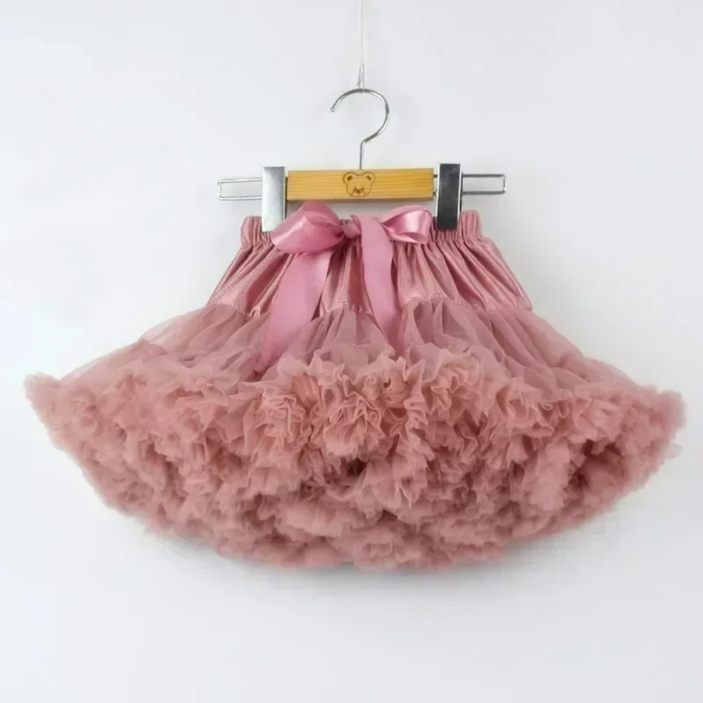 Nữ HOT Tutu Váy Rắn Lông Tơ Voan Công Chúa Bầu Pettiskirt Trẻ Em Ba Lê Đảng Hiệu Suất Váy Dành Cho Trẻ Em W-PP001