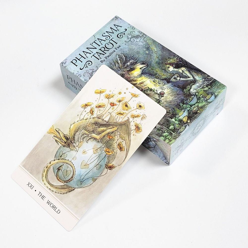 (Dimensioni originali) Set di carte The Phantasma Tarot 78 fogli 7x12 cm