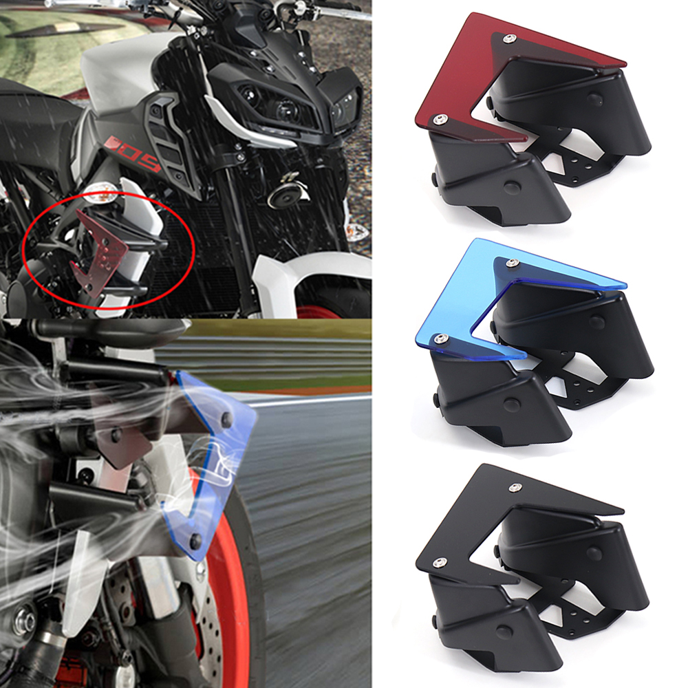 Для Yamaha MT-09 MT09 MT 09 SP 2018 2019 2020 2017, новые детали мотоцикла, боковая прижимная сила, голые спойлеры, фиксированный обтекатель крылышка, крыло