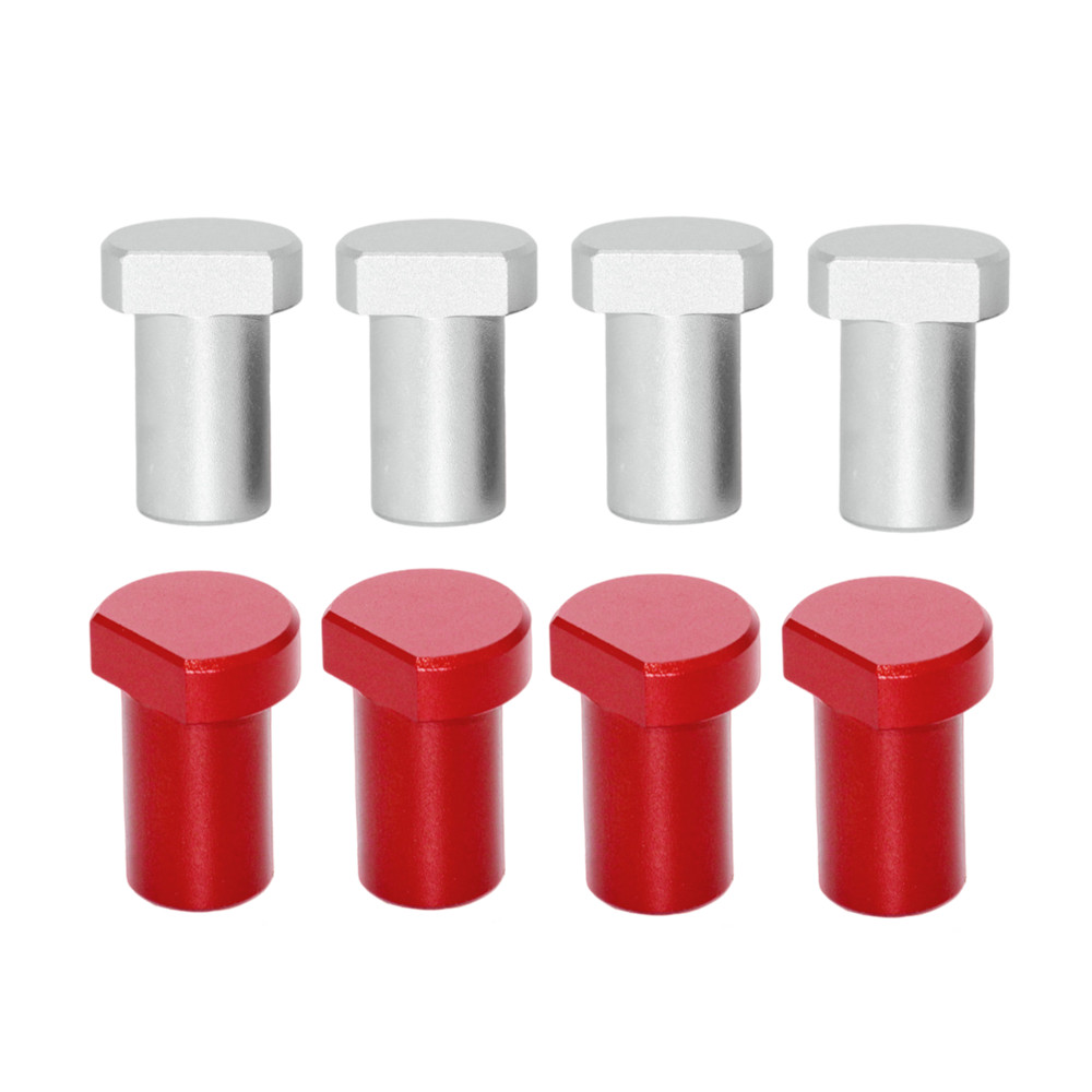 4Pcs 작업대 페그 브레이크 개, 목공 벤치 클램프 19/20mm 알루미늄 합금 스토퍼, 작업장 테이블 제한 블록 도구