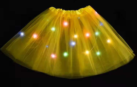 LED light tutu luminous gauze luminous performance costume