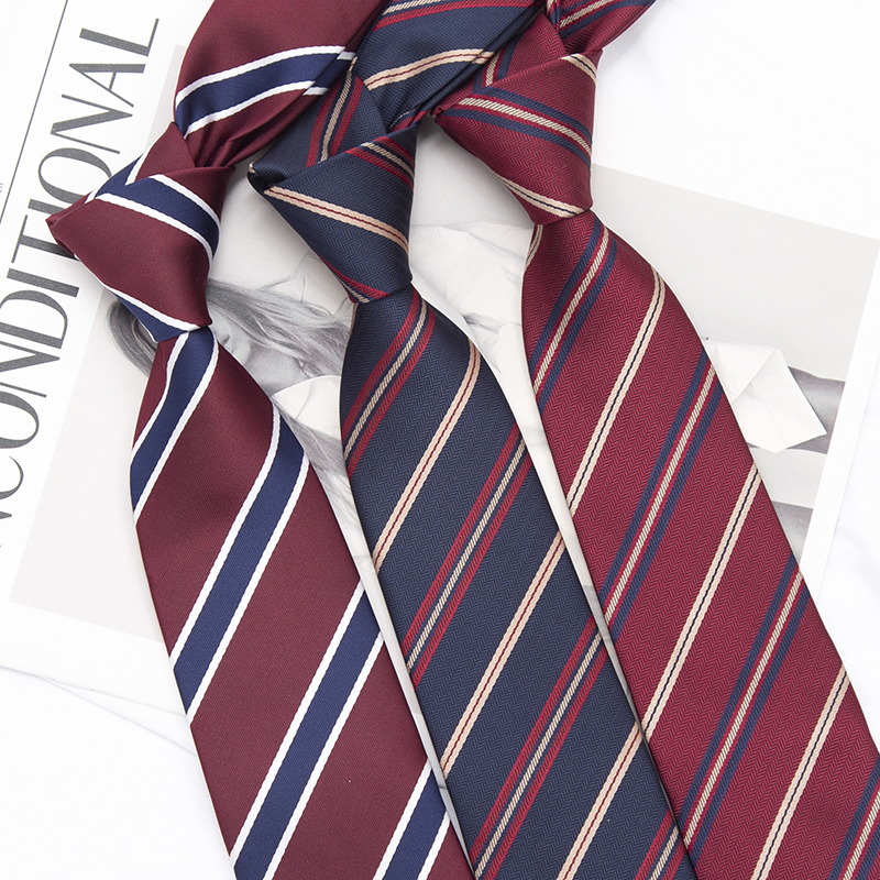 Nova jk gravatas mulheres listrado pescoço gravata meninas estilo japonês para jk uniforme bonito magro gravata xadrez uniforme escola acessórios masculinos