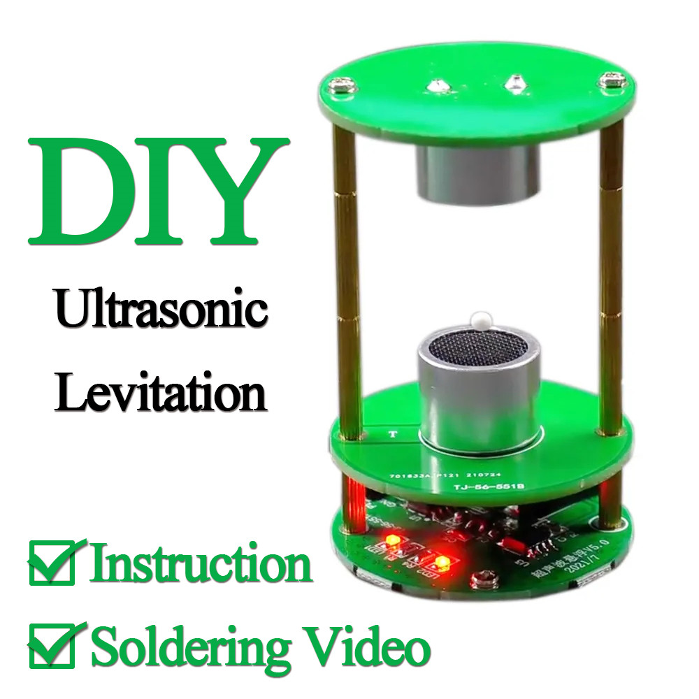 DIY Ultraschall Levitation Kit Schwimmende Stehwelle Steuerung DIY Löten Projekt Elektronische Kit Akustische Federung 12V