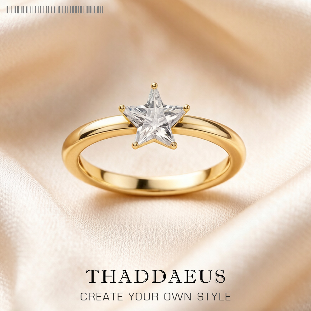 Bague étoile magique, bijoux fins européens pour femmes, cadeau tendance d'été 2023 en argent Sterling 925
